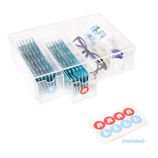 Daily Contact Lens 4-Drawer Organizer Dispenser