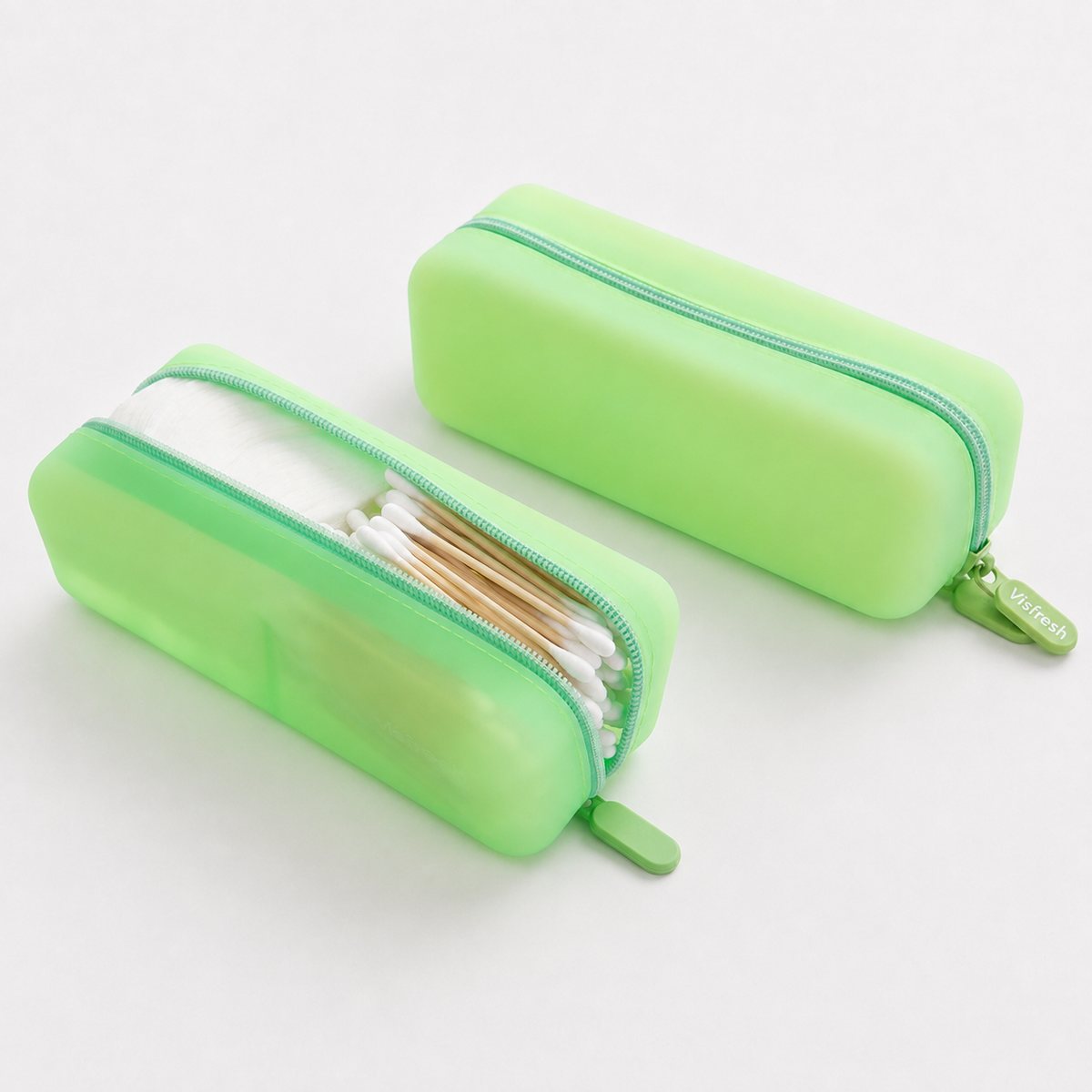 Travel Qtip Holder & Cotton Pad Travel Case