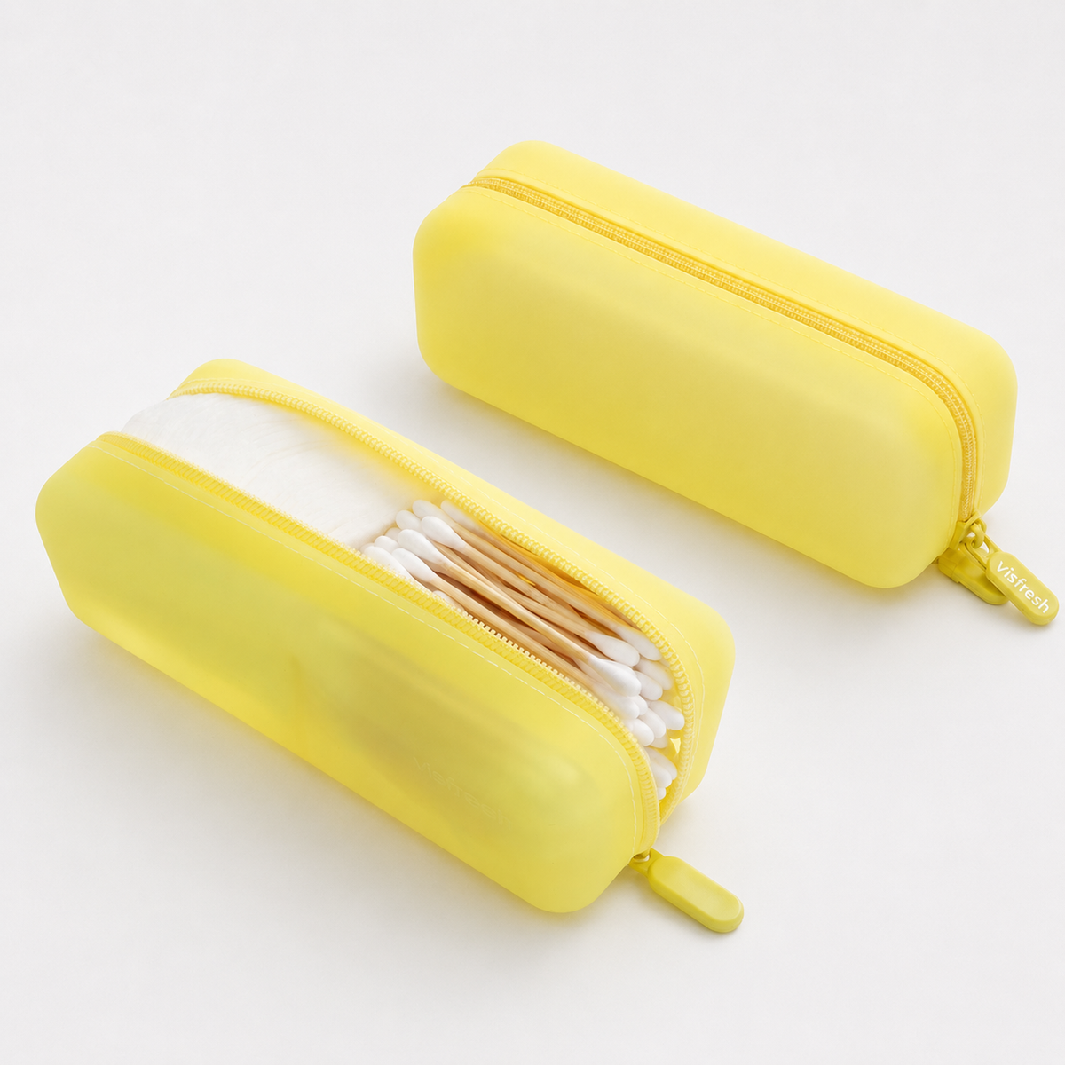 Travel Qtip Holder & Cotton Pad Travel Case