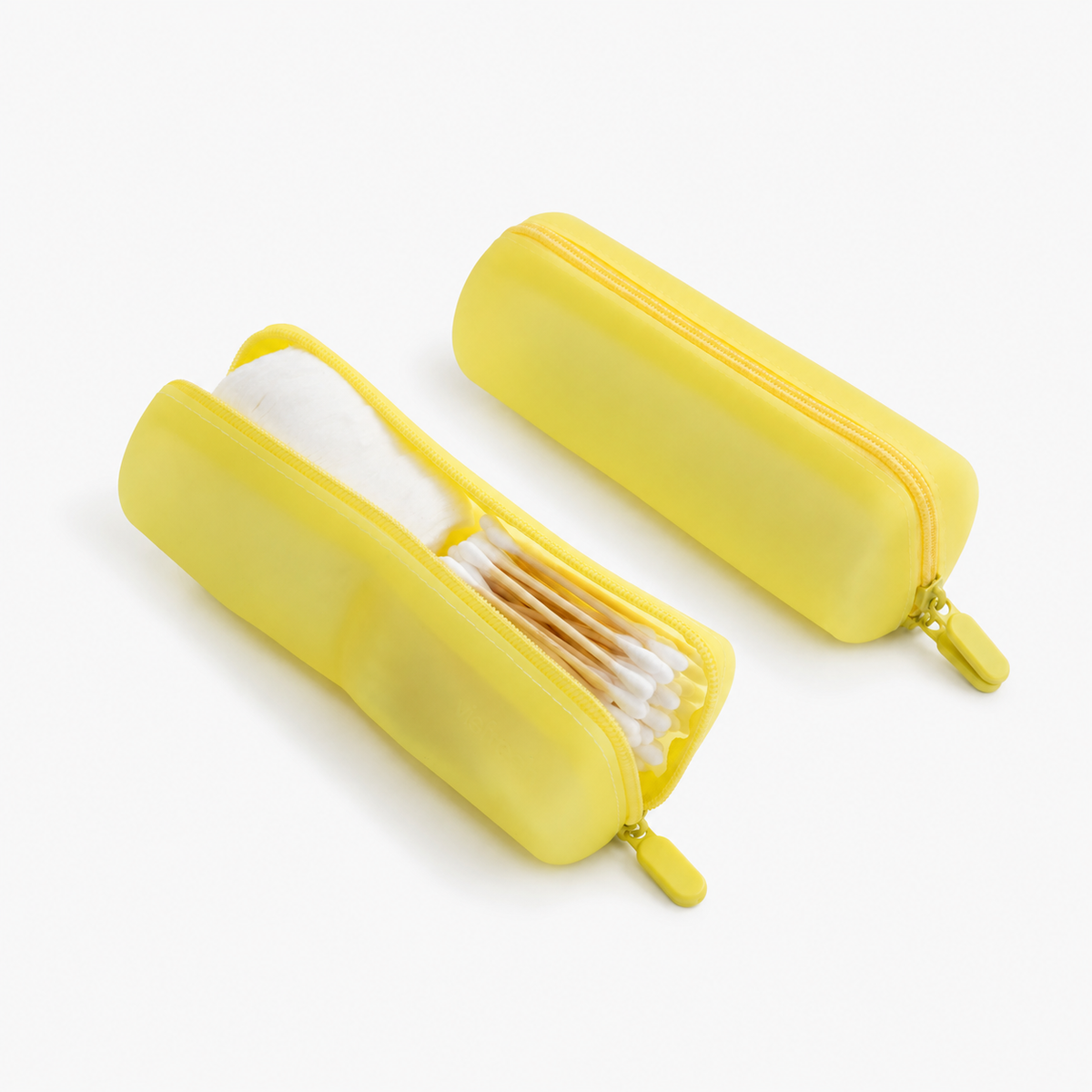 Q-Tip Travel Case & Cotton Round Holder Dispenser