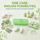 Q-Tip Travel Case & Cotton Round Holder Dispenser