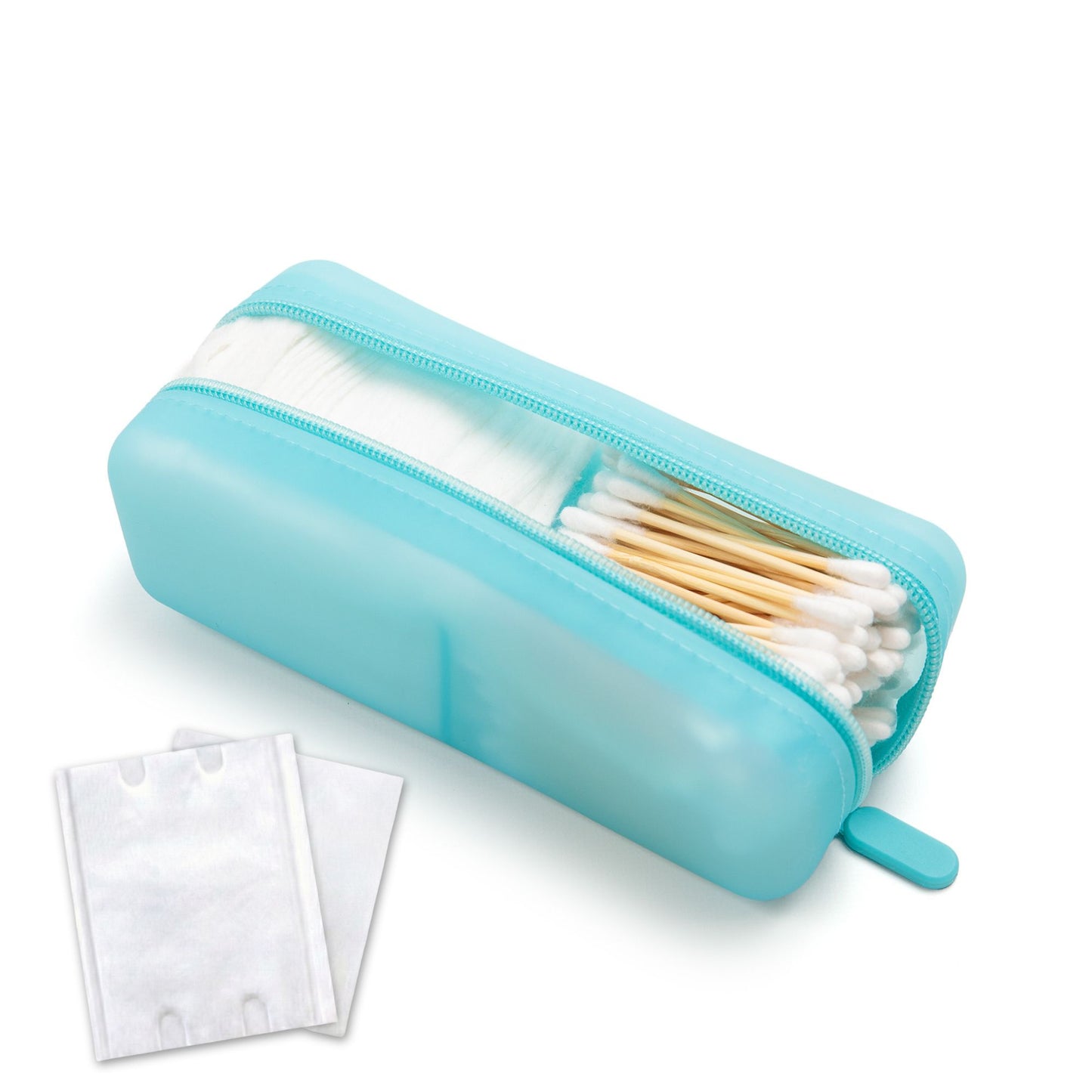 Cotton Pad & Swab 2-in-1 Portable Travel Case