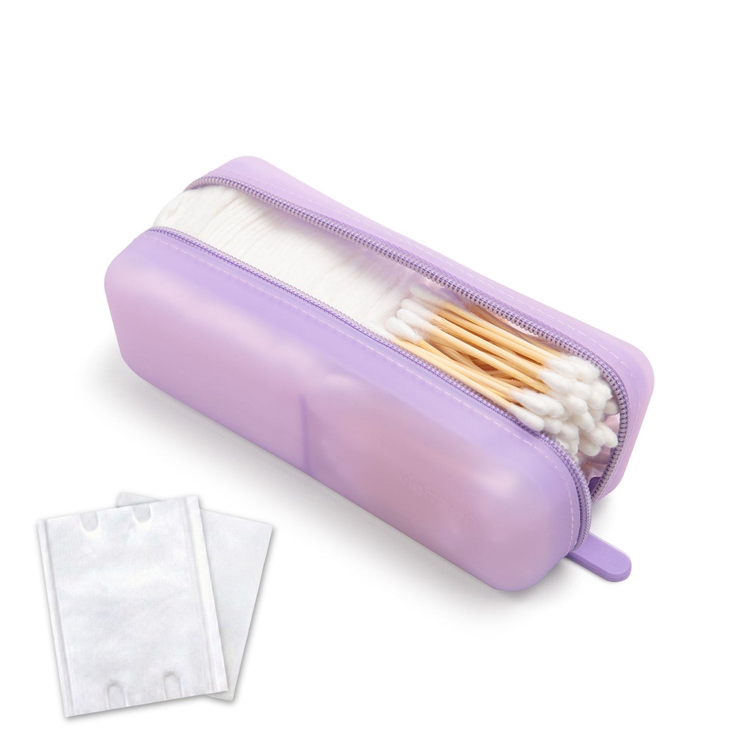 Cotton Pad & Swab 2-in-1 Portable Travel Case