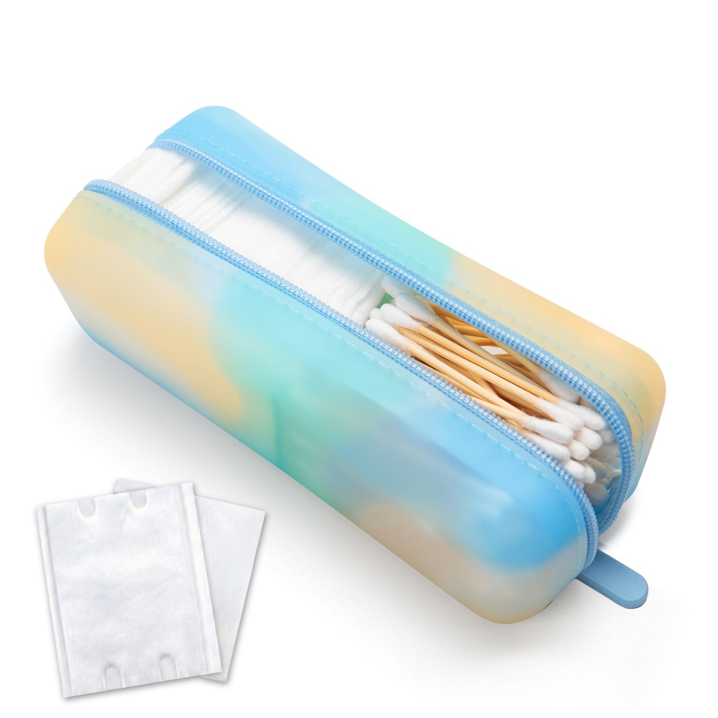 Cotton Pad & Swab 2-in-1 Portable Travel Case