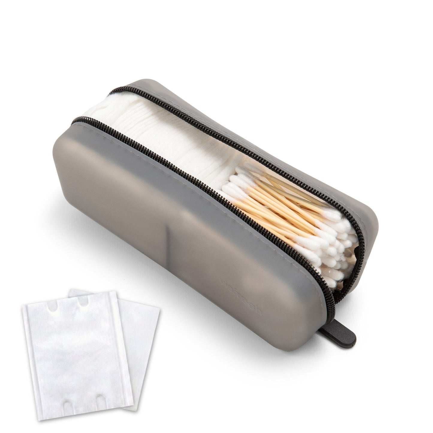 Cotton Pad & Swab 2-in-1 Portable Travel Case