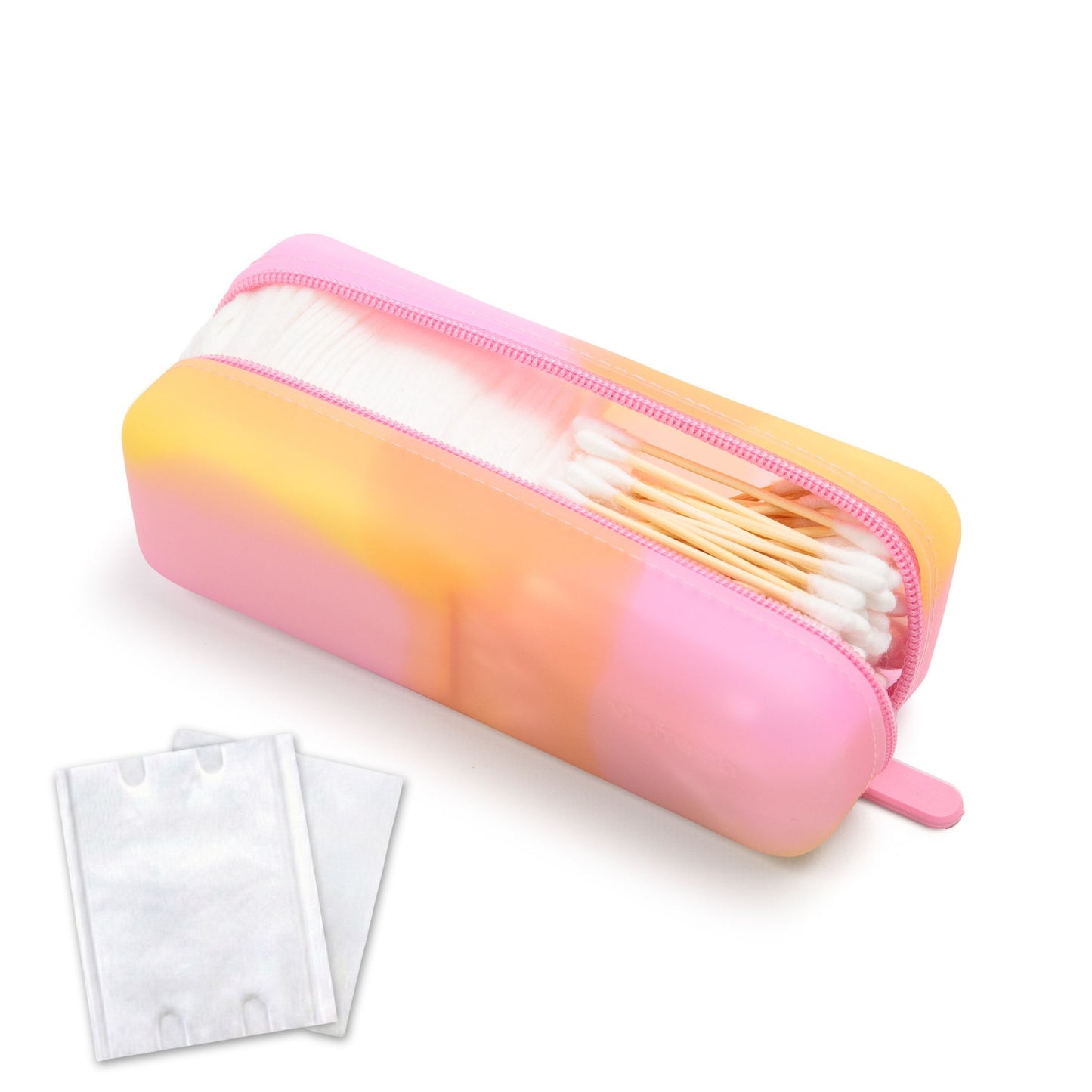 Cotton Pad & Swab 2-in-1 Portable Travel Case