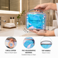 Disposable Face Towel Holder & Travel Storage Case with 15 Count XL Refillable Towels