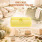Travel Qtip Holder & Cotton Pad Travel Case