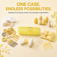 Q-Tip Travel Case & Cotton Round Holder Dispenser
