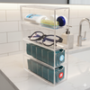 Daily Contact Lens 4-Drawer Organizer Dispenser